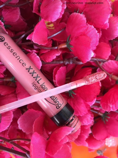 Essence XXXL Long-Lasting Lip Gloss Matt Effect Velvet Rose Review, Swatches