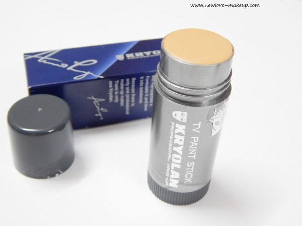 Kryolan TV Paint Stick Foundation Review, Swatches, Full Coverage Foundation India, Indian Makeup Blog