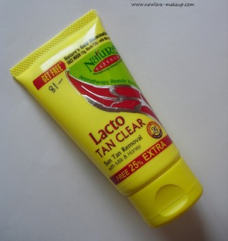 Nature's Essence Lacto Tan Clear Sun Tan Removal Review, Indian Beauty Blog, Skin care