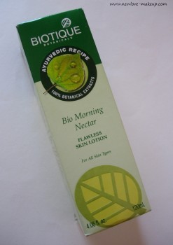 Biotique Bio Morning Nectar Flawless Skin Lotion Review, Indian Beauty Blog, Skincare