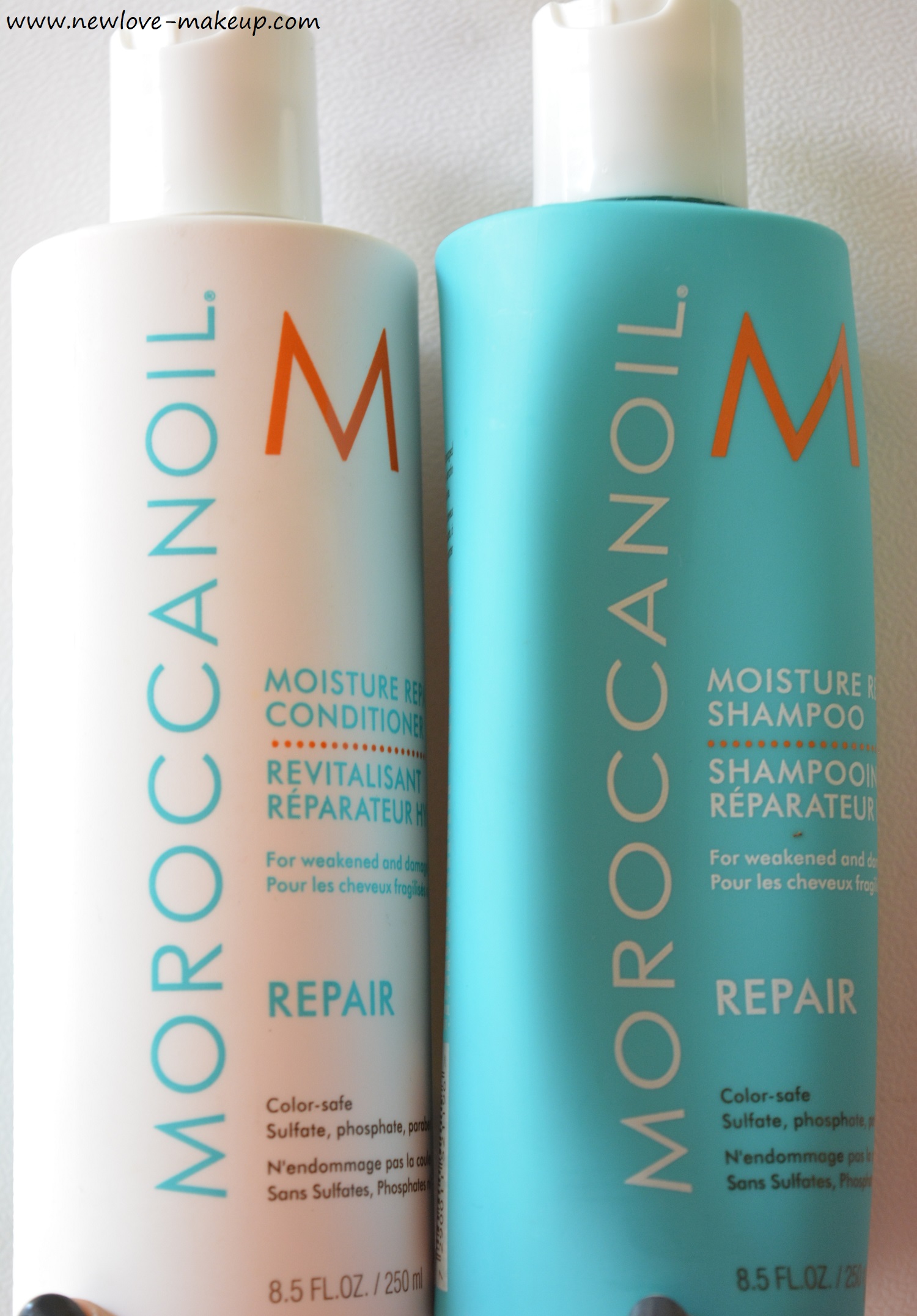 MoroccanOil Moisture Shampoo, Conditioner Review - New Love Makeup