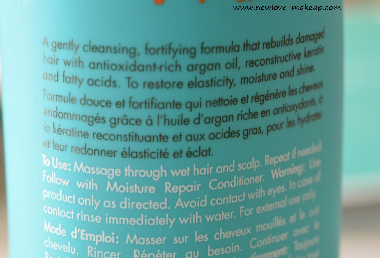 MoroccanOil Moisture Shampoo, Conditioner Review - New Love Makeup