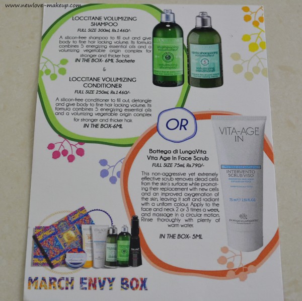 March 2016 My Envy Box Review, Unboxing, Indian Beauty Blog, Beauty Subscription Box India