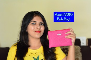 April 2016 Fab Bag Review, Unboxing, Fab Bag Apr 16