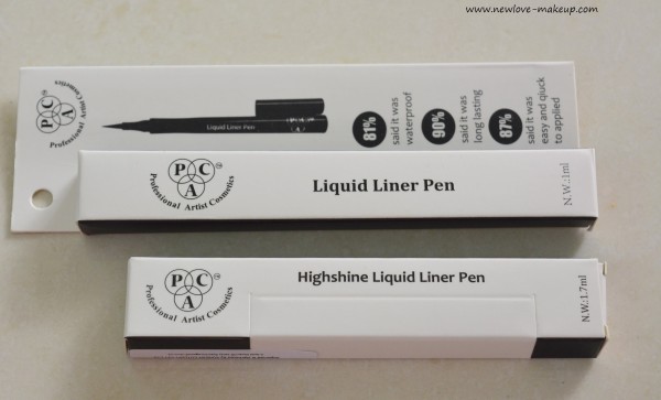 PAC Cosmetics Eyeliners & Kohls Review, Swatches, Indian Makeup and Beauty Blog