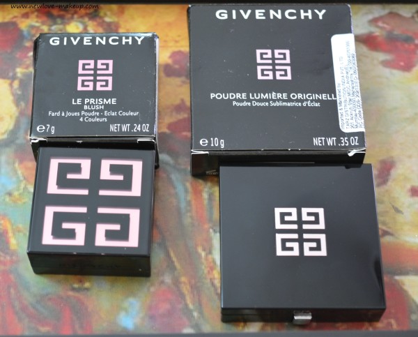 Givenchy Poudre Lumière Originelle & Le Prisme Blush Review, Swatches, Indian Makeup and Beauty Blog