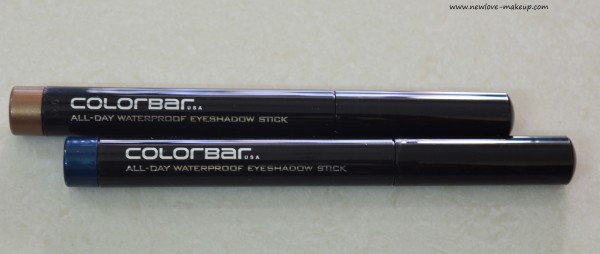 Colorbar All Day Waterproof Eyeshadow Sticks, Diamond Shine Lip Gloss Review, Swatches