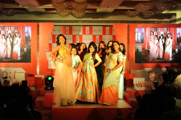 Carol Gracias, Shevta Salve along with yummy mummies shedding their inhibitions at Bio Oil Yummilicious Walk by walking the ramp with their baby bumps