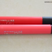 Maybelline Lip Gradation Coral1, Red2 Review, Swatches, Indian Makeup and Beauty Blog, FOTD