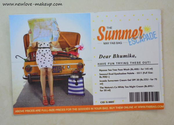 May 2016 Fab Bag Unboxing & Review, May 16 Fab Bag