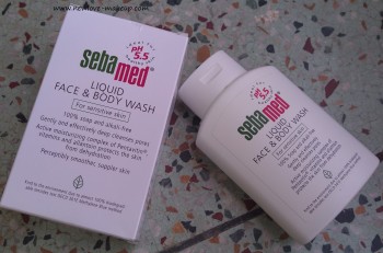 Sebamed Liquid Face and Body Wash Review, Indian Makeup Blog, Indian Beauty Blog