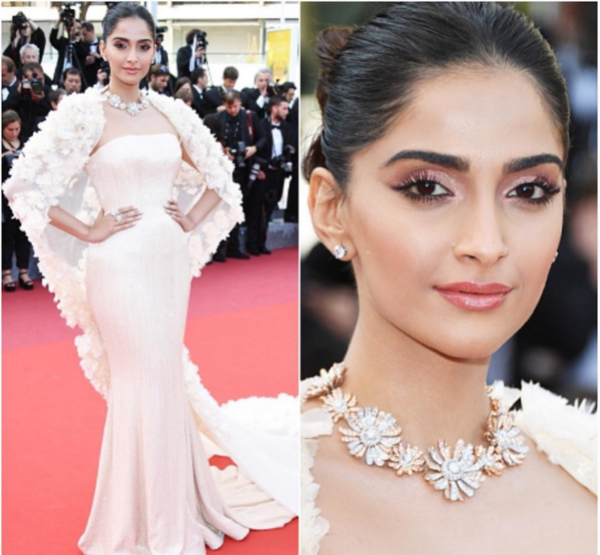 Aishwarya & Sonam at Cannes 2016: Outfits & Makeup, L'Oreal Paris, Indian Fashion Blog, Indian Makeup Blog