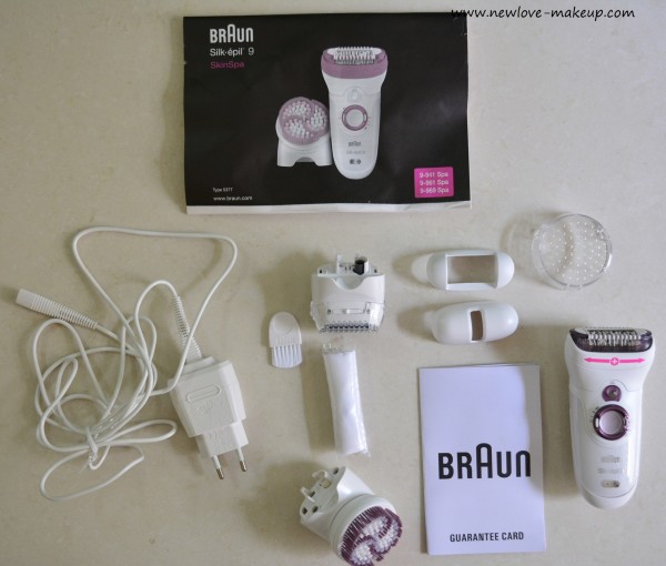 Braun Silk Epil 9 (SE9-961) Skin Spa Epilator Review, Indian Beauty Blog, Epilators in India, Braun India