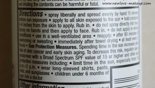 Neutrogena Ultra Sheer Body Mist Sunscreen SPF 30 Review, Sunscreen India, Body Spray Sunscreen India, Indian Beauty Blog