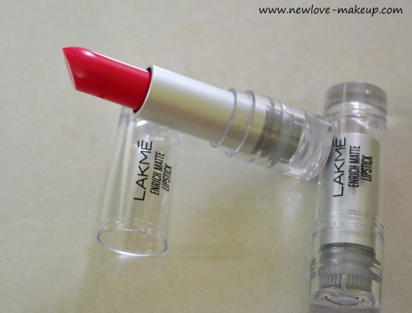 New Lakme Enrich Matte Lipsticks Review, Swatches, Indian Makeup Blog, Indian Beauty Blog, Lakme New Matte Lipsticks