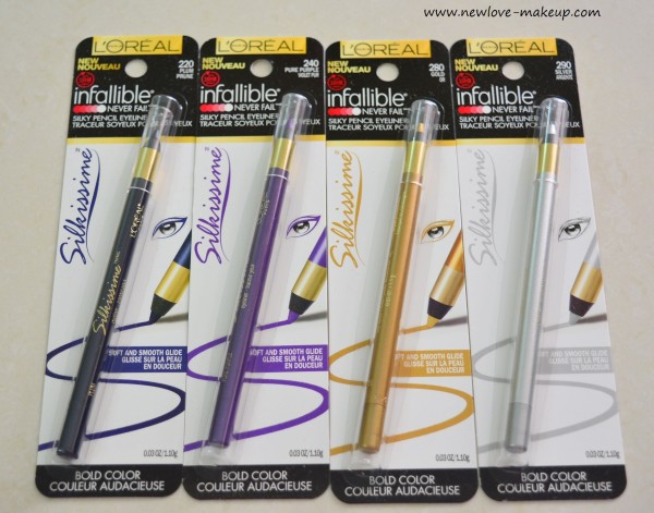 L'Oreal Paris Infallible Silkissime Eyeliners Review, Swatches, Indian Makeup Blog