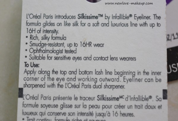 L'Oreal Paris Infallible Silkissime Eyeliners Review, Swatches, Indian Makeup Blog