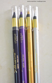 L'Oreal Paris Infallible Silkissime Eyeliners Review, Swatches, Indian Makeup Blog