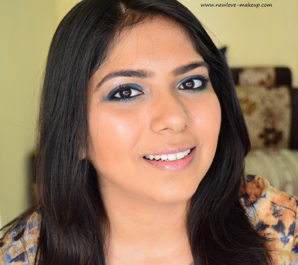 Easy Blue Smokey Eyes Makeup Tutorial | Drugstore | Indian Makeup