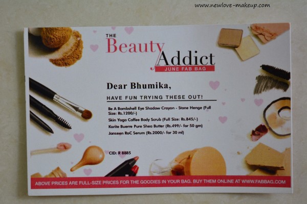 June 2016 The Beauty Addict Fab Bag Unboxing & Review