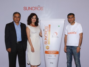 Sun Pharma Launches #SuncrosSunscreen with Dia Mirza