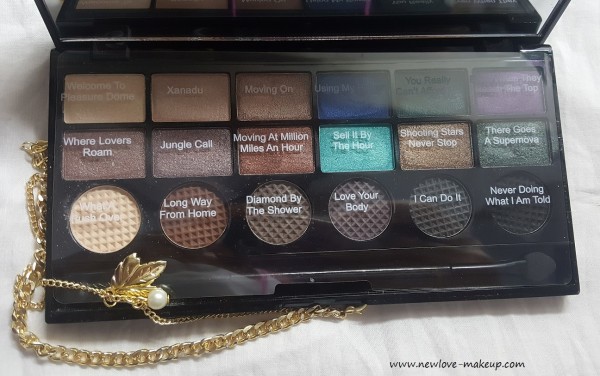 Makeup Revolution Salvation Palette in Welcome to the Pleasuredome Review, Swatches, Indian Makeup Blog, Eyeshadow Palettes India