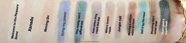 Makeup Revolution Salvation Palette in Welcome to the Pleasuredome Review, Swatches, Indian Makeup Blog, Eyeshadow Palettes India