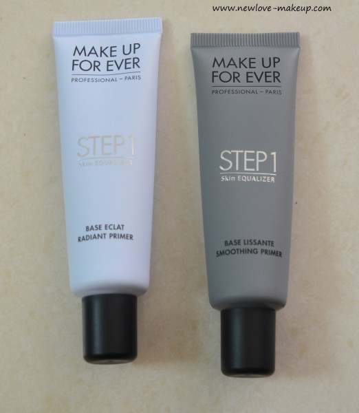 Make Up Ever Step Skin Equalizer Primer Review, Swatches New Love Makeup