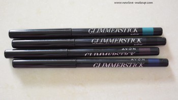 New & Improved Avon Glimmersticks Eyeliners Review, Swatches, Avon 2016, Avon India, Indian Makeup and Beauty Blog