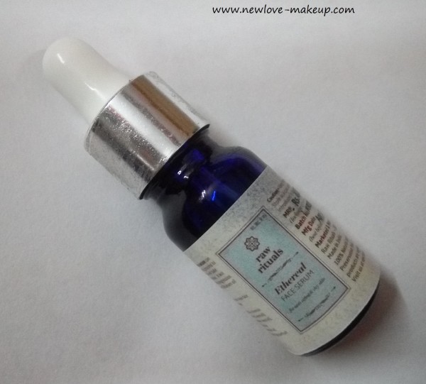 Raw Rituals Ethereal Face Serum Review,Indian Beauty Blog,Indian Skincare Blog