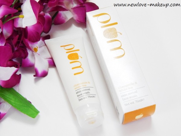 Plum Chamomile & White Tea Skin Revival Face Wash Review, Indian Beauty Blog, Skincare Blog