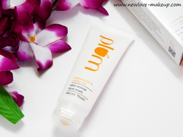 Plum Chamomile & White Tea Skin Revival Face Wash Review, Indian Beauty Blog, Skincare Blog