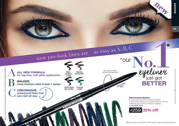 New & Improved Avon Glimmersticks Eyeliners Review, Swatches, Avon 2016, Avon India, Indian Makeup and Beauty Blog