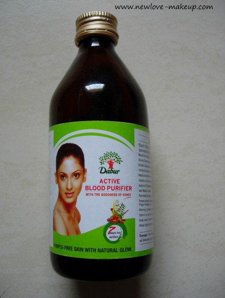 Dabur Active Blood Purifier Review, Indian Beauty Blog