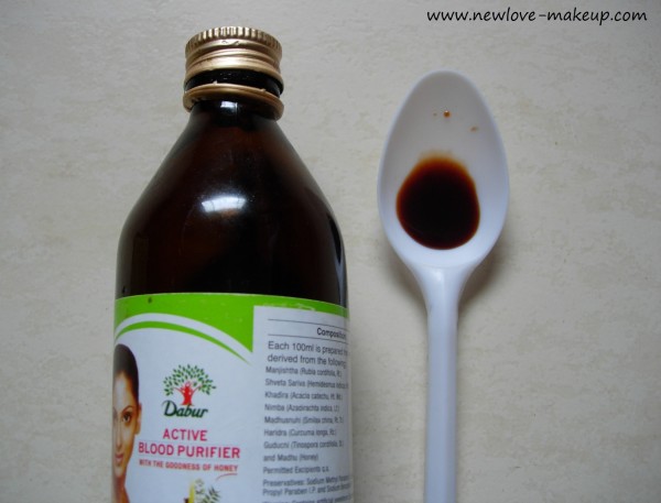 Dabur Active Blood Purifier Review, Indian Beauty Blog