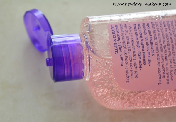 Clean & Clear Natural Bright Face Wash Review, Indian Beauty Blog, Indian Skincare Blog