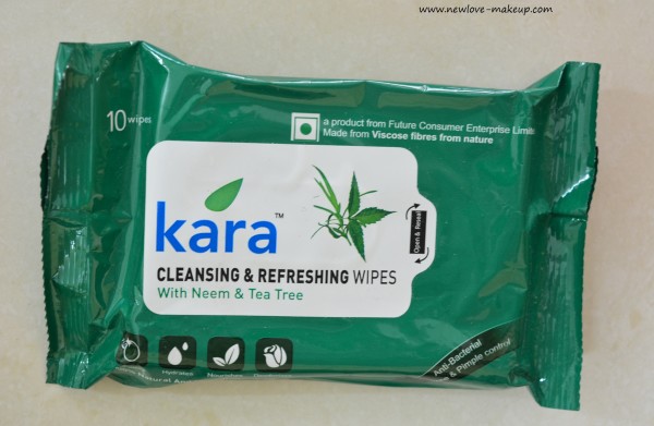 Kara Facial Wipes Review, Indian Beauty Blog, Indian Makeup Blog, Kara Wipes Review
