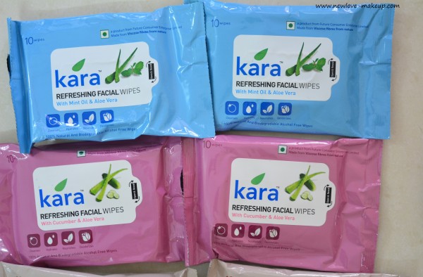 Kara Facial Wipes Review, Indian Beauty Blog, Indian Makeup Blog, Kara Wipes Review
