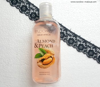 Studiowest Almond & Peach Refreshing Shower Gel Review, Indian Beauty Blog, Studiowest Reviews