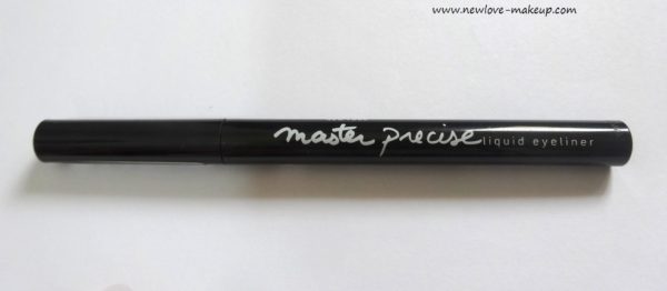 Maybelline Master Precise Liquid Eyeliner Noir Black Review, Swatches, Indian Makeup Blog
