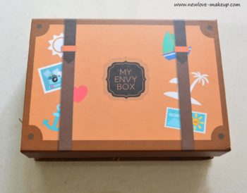 September 2016 My Envy Box Review & Unboxing, Indian Makeup and Beauty Blog, Subscription Box