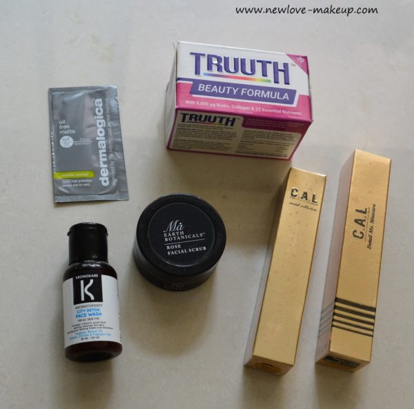 September 2016 My Envy Box Review & Unboxing, Indian Makeup and Beauty Blog, Subscription Box