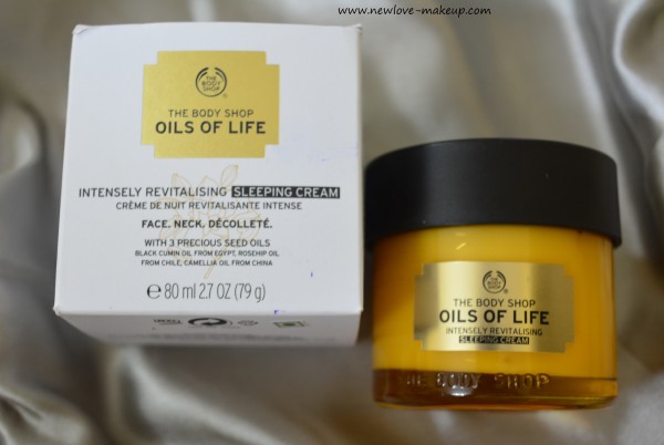 The Body Shop Oils Of Life Sleeping Cream, Essence Lotion Review, Indian Beauty Blog