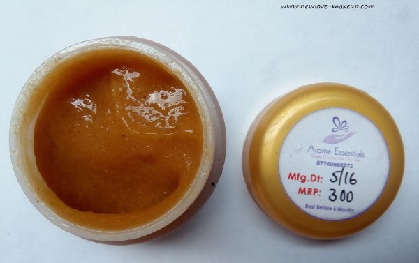 Aroma Essentials Orange Crush Mask Review, Indian Beauty Blog