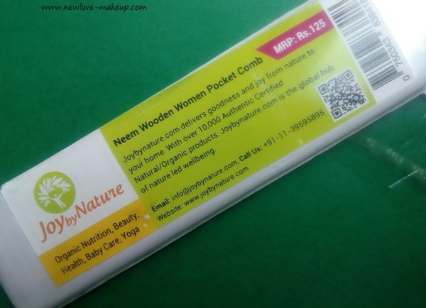 Benefits of Using a Wooden Comb & Joy by Nature Neem Wooden Comb Review