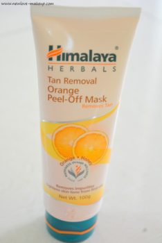 Himalaya Herbals Tan Removal Orange Peel-Off Mask Review, Indian Beauty Blog