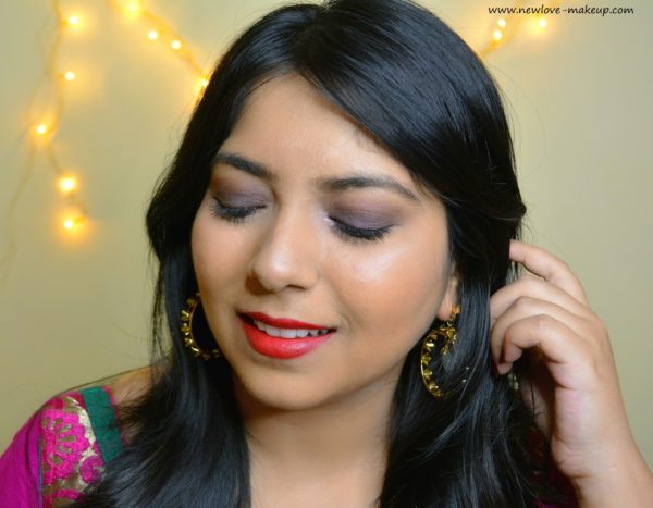 Plum Smokey Eyes for Diwali with L'Oreal Paris Festive Fever, Indian Makeup Blog, Indian Beauty Blog