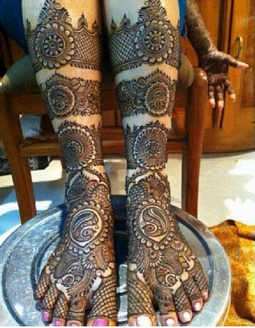 Top 15 Bridal Mehendi Designs for Feet, Indian Bridal Blog