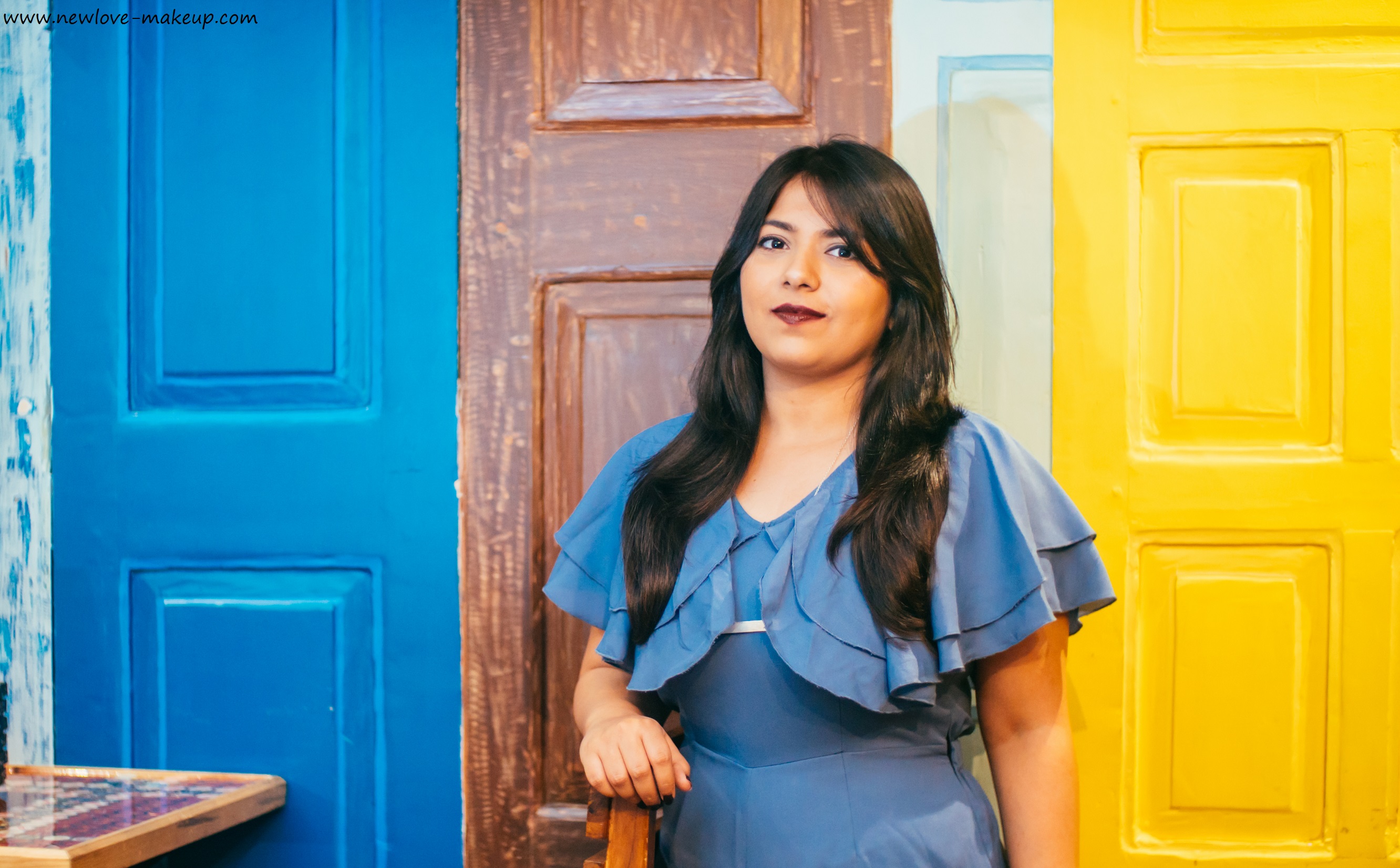 OOTD: Blue Flared Jumpsuit, Indian Fashion Blog