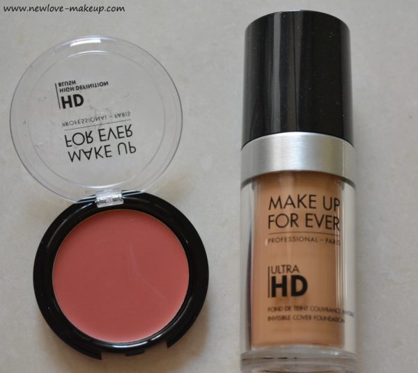 MUFE Ultra HD Foundation, HD Second Skin Cream Blush Review, Swatches